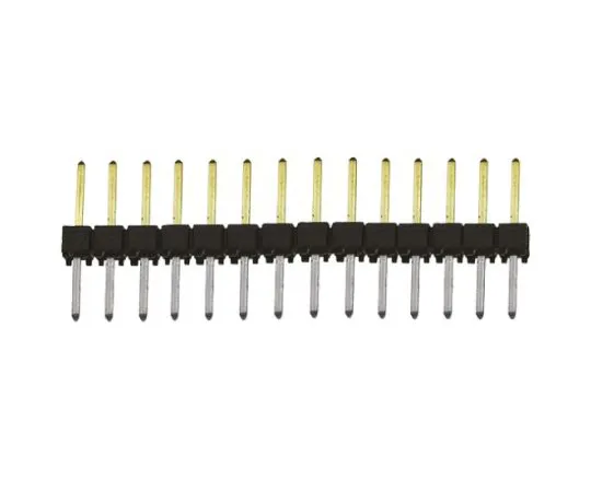64-0591-03　Samtec TSW, 14 Way, 1 Row, Straight Pin Header　TSW-114-08-L-S