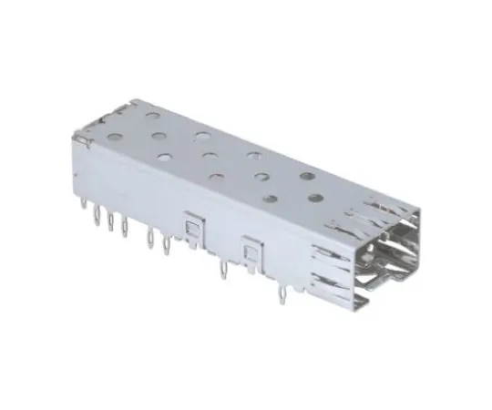 64-0371-91　TE Connectivity SFP+ Series Single Port Port SFP Cage, Press-Fit Termination　2007198-1