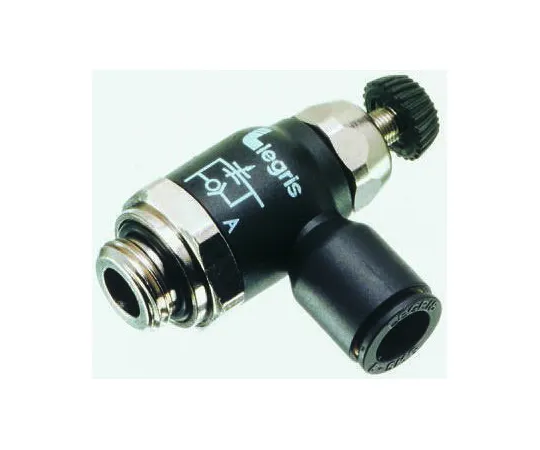 64-0409-32　Legris 7060 Series Exhaust Regulator, G 1/2 Male Inlet Port x 12mm Tube Outlet Port　7060 12 21
