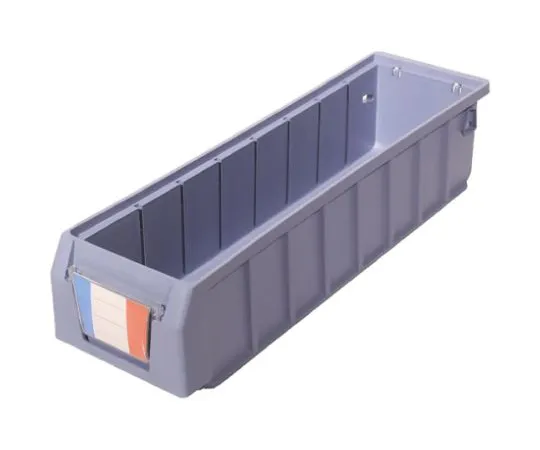 64-0633-99　RS Pro Blue Plastic Stackable Storage Bin, 400mm x 117mm x 90mm　775-5306