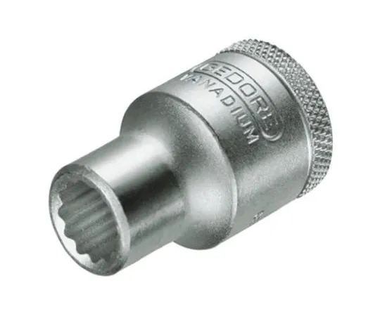 64-0618-02　Gedore 17mm With 1/2 in Drive Socket Bi-Hex 39.5 mm　D 19 17