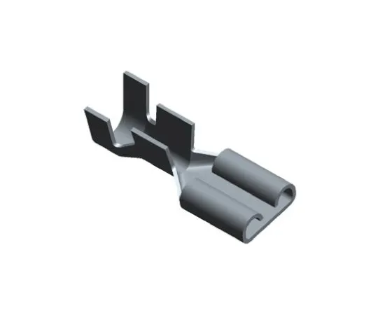 64-0380-91　TE Connectivity FASTON .250 Series Crimp Receptacle, 6.35 x 0.81mm, 2mm² to 6mm², 14AWG to 10AWG, Tin Plated　41450-1