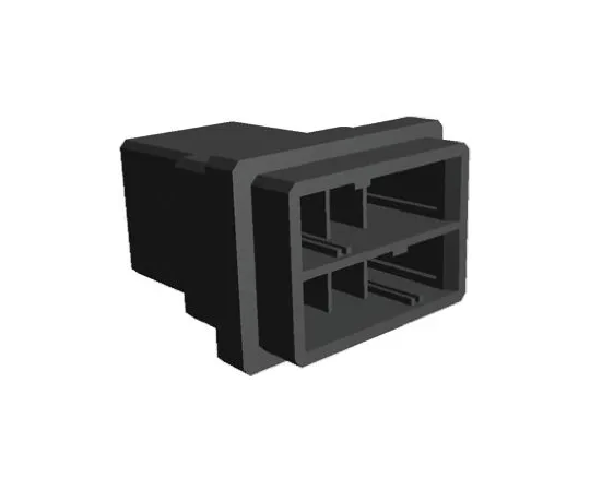 64-0399-69　TE Connectivity Dynamic 3000 Male Connector Housing, 5.08mm Pitch, 6 Way, 2 Row　3-179554-3