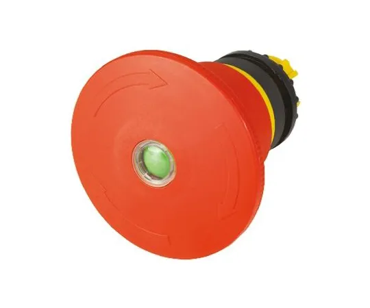 64-0485-43　Eaton M22 Series, Red Emergency Stop Push Button, Latching, 22mm Cutout　121464 & M22-PVT60P