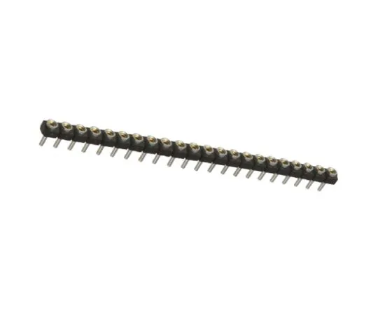 64-0594-71　Samtec SL Series 2.54mm Pitch 22 Way 1 Row Straight PCB Socket, Through Hole, Solder Termination　SL-122-T-10