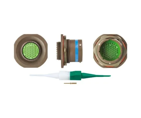64-0573-04　Souriau 8LT Series, 55 Way Panel Mount MIL Spec Circular Connector Receptacle, Pin Contacts,Shell Size 17, Bayonet　8LT717B35PN