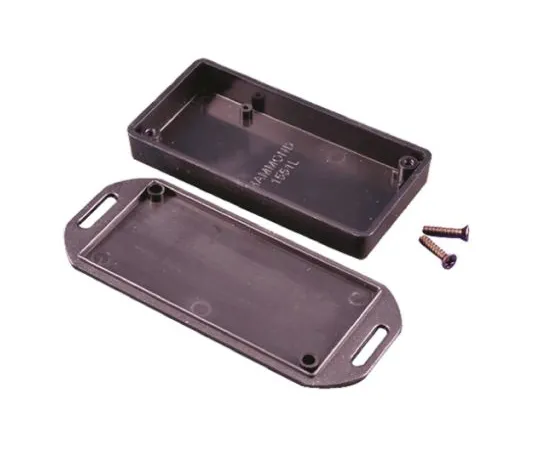 64-0623-78　Hammond 1551, ABS Enclosure, IP54, Flanged, 80 x 40 x 15mm　1551LFLBK