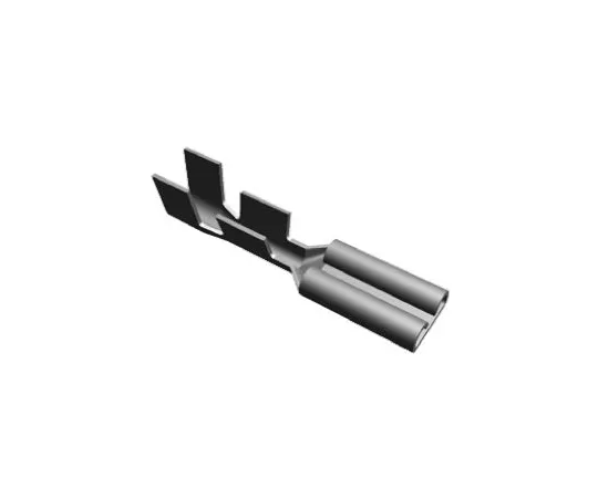 64-0393-66　TE Connectivity FASTON .110 Series Crimp Receptacle, 2.79 x 0.51mm, 0.3mm² to 0.8mm², 22AWG to 18AWG, Tin Plated　42068-1