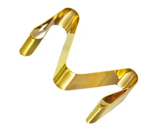 64-0624-42　331061603010, Shielding Strip of Gold Plated Beryllium Copper With Mounting Screw 6mm x 3mm x 10mm　331061603010