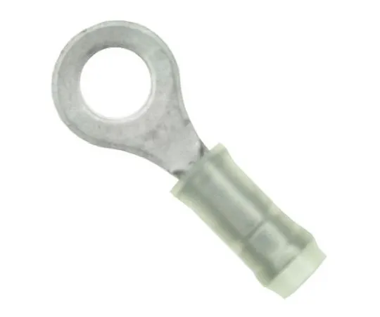 64-0379-07　TE Connectivity PIDG Series Insulated Crimp Ring Terminal, M4 Stud Size, 0.2mm² to 0.5mm² Wire Size, Natural　323989