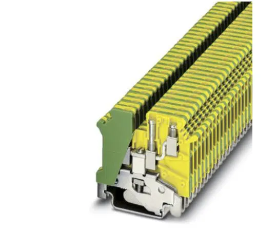 64-0637-70　Phoenix Contact, UK 3-TWIN-PE Series F*** Terminal Block, Screw Termination　1923128