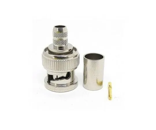 64-0596-57　Van Damme Straight 75Ω Cable Mount BNC Connector, Plug, RG59/U　339-275-300