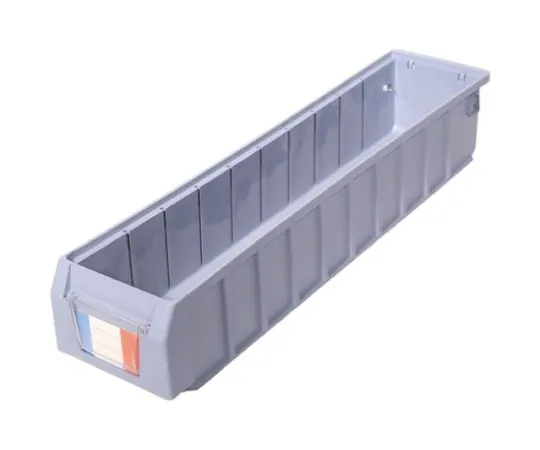 64-0633-85　RS Blue Plastic Stackable Storage Bin, 500mm x 117mm x 90mm　775-5299