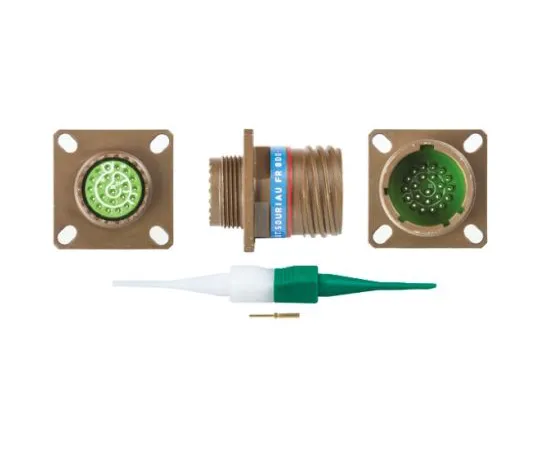 64-0572-18　Souriau 8D Series, 22 Way Panel Mount MIL Spec Circular Connector Receptacle, Pin Contacts,Shell Size 13, Screw　8D013W35PN