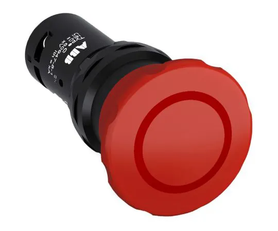 64-0541-07　ABB Compact, Red, Key Reset 40mm Mushroom Head Emergency Button　1SFA619552R1051  CE4K1-10R-02