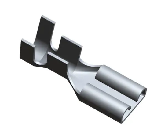 64-0578-41　TE Connectivity FASTON .250 Series Crimp Receptacle, 6.35 x 0.8mm, 1.6mm² to 6mm², 15AWG to 10AWG, Tin Plated　170224-2