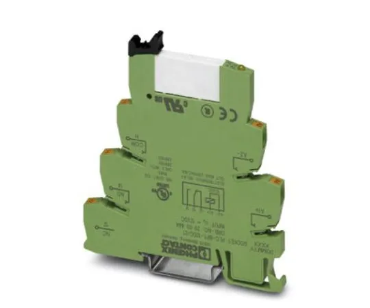 64-0345-16　Phoenix Contact PLC-RPT Series 12V dc DIN Rail Interface Relay Module, SPDT　2900316