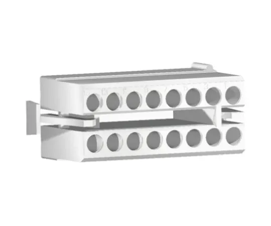 64-0384-50　TE Connectivity Commercial MATE-N-LOK Male Connector Housing, 4.95mm Pitch, 16 Way, 2 Row　1-480438-0