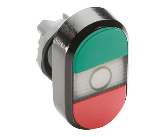 64-0540-68　ABB ABB Modular Series, Green, Red Push Button Head, Momentary, 22mm Cutout　1SFA611131R1102  MPD2-11G