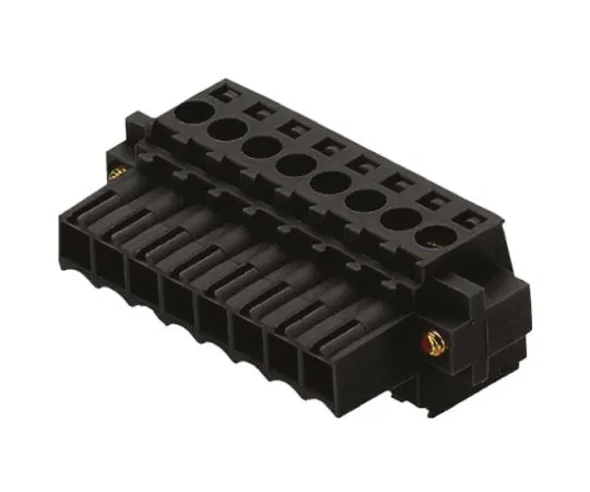 64-0559-42　Weidmüller BL Non-F***d Terminal Block, 8 Way/Pole, Screw Terminals, 28 → 14 AWG Cable Mount, PBT, 320 V　BL 3.50/08/180F SN BK BX - 1615840000