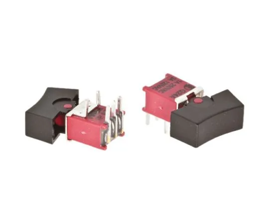 64-0445-73　RS Pro Single Pole Double Throw (SPDT), Latching Rocker Switch Panel Mount　734-6886