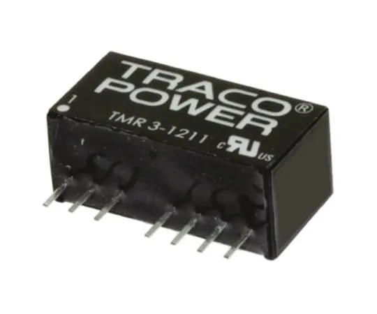 64-0607-77　TRACOPOWER TMR 3HI 3W Isolated DC-DC Converter Through Hole, Voltage in 4.5 → 9 V dc, Voltage out ±15V dc　TMR 3-0523HI