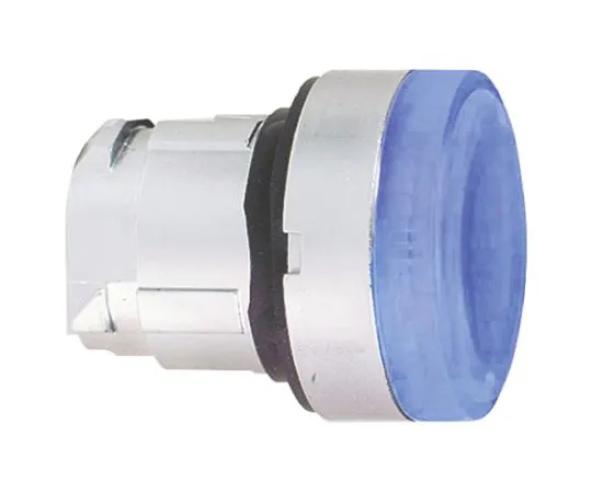 64-0497-31　Schneider Electric Harmony XB4 Series, Blue Push Button Head, Spring Return, 22mm Cutout　ZB4BW563