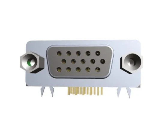 64-0614-35　Wurth Elektronik 618 Series, 15 Way Right Angle Through Hole PCB D-sub Connector Socket, 2.54 mm, 5.08 mm Pitch　618015330923
