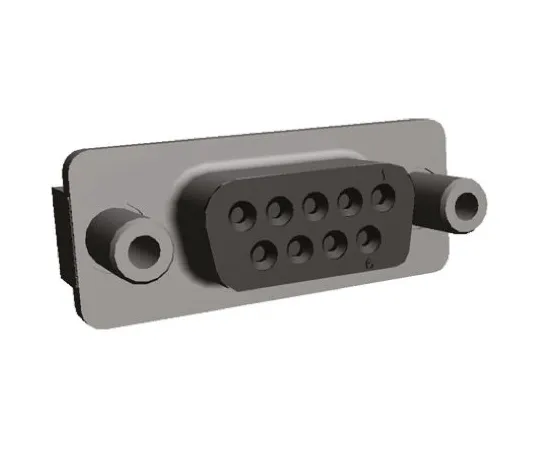 64-0462-28　TE Connectivity Amplimite HD-20 Series, 9 Way Through Hole PCB D-sub Connector Socket, with 4-40 UNC, Female Screw Lock　1-5747150-4