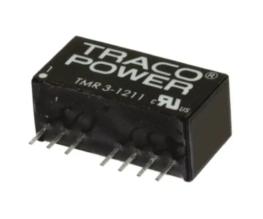 64-0607-61　TRACOPOWER TMR 3HI 3W Isolated DC-DC Converter Through Hole, Voltage in 9 → 18 V dc, Voltage out 5V dc　TMR 3-1211HI