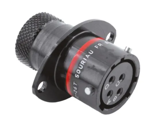 64-0547-54　Souriau 8STA Series Panel Mount Connector, 4 contacts Socket　8STA01204SN