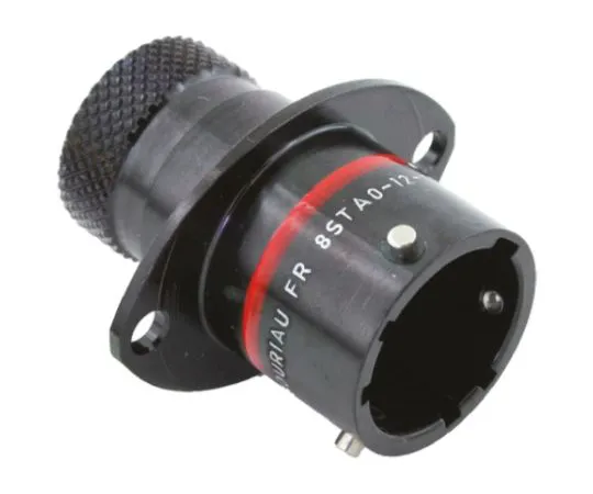 64-0547-50　Souriau 8STA Series Panel Mount Connector, 4 contacts Socket　8STA01204PN