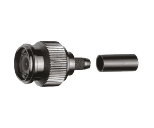 64-0349-81　Telegartner Straight 50Ω Cable Mount TNC Connector, Crimp Termination, 1.5/3.8, 1.5/3.8 FLEX　J01010A0035