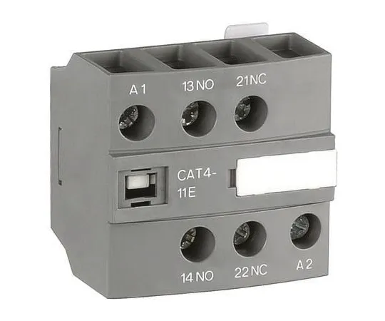 64-0346-63　ABB CAT4, NO/NC (2), Auxiliary Contact, Front Mount, 6 A　1SBN010151R1011  CAT4-11E