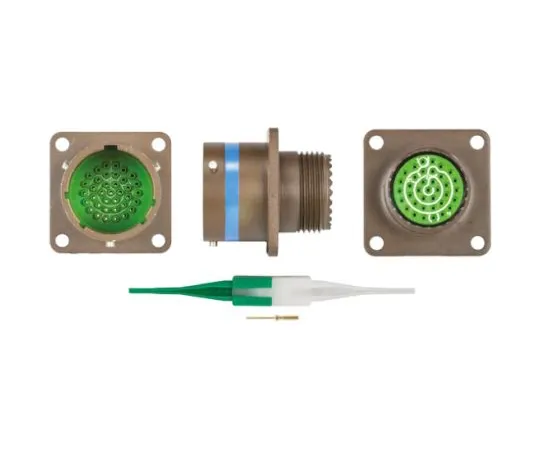 64-0572-67　Souriau 8LT Series, 37 Way Panel Mount MIL Spec Circular Connector Receptacle, Pin Contacts,Shell Size 15, Bayonet　8LT015B35PN