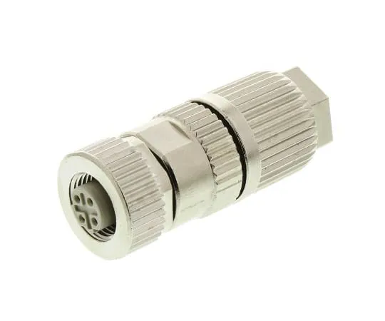 64-0470-73　Harting 2103 Series M12 Cable Mount Connector, 4 contacts Socket　21032812405