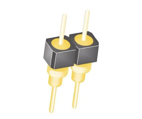 64-0589-81　Samtec BBS, 2 Way, 1 Row, Straight Pin Header　BBS-102-G-A
