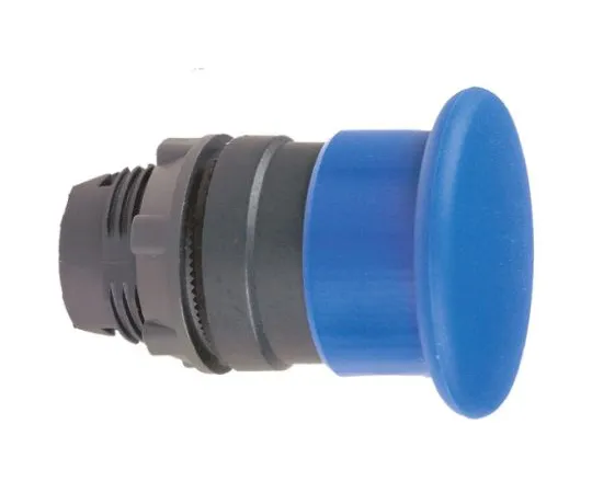 64-0498-06　Schneider Electric Harmony XB5 Series, Blue Push Button Head, Spring Return, 22mm Cutout　ZB5AC6