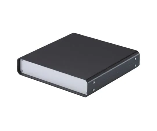 64-0602-06　Aluminium Project Box, Black, 250 x 250 x 50mm　M5513119