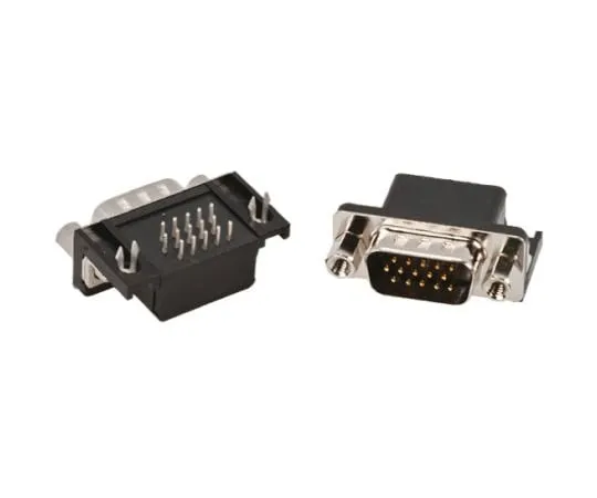 64-0448-64　Amphenol FCI 10090926 Series, 15 Way Right Angle Through Hole PCB D-sub Connector Plug, 2.29mm Pitch　10090926-P154VLF