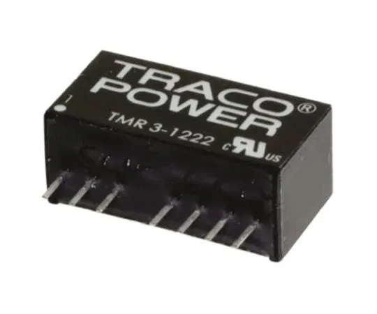 64-0607-39　TRACOPOWER TMR 3WIE 3W Isolated DC-DC Converter Through Hole, Voltage in 4.5 → 18 V dc, Voltage out ±12V dc　TMR 3-1222WIE