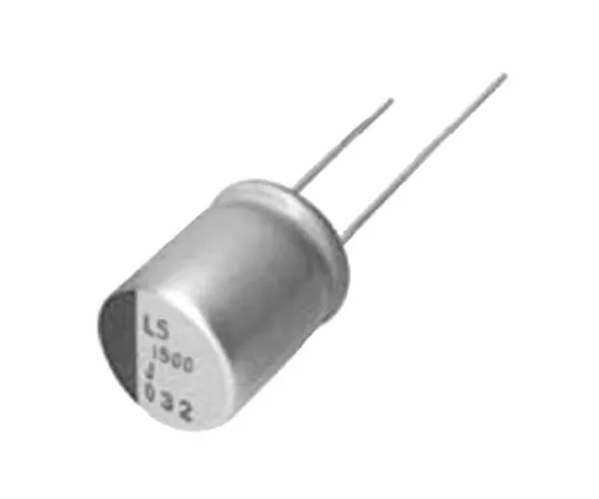 64-0359-37　Nichicon 820μF 2.5V dc Aluminium Polymer Capacitor, Through Hole 8 (Dia.) x 9mm +105°C 8mm 3.5mm　PLS0E821MCO6