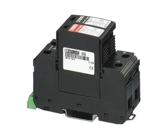 64-0351-77　1 Phase Industrial Surge Protector, 50kA, 250 V ac, DIN Rail Mount　2800186