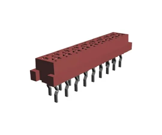 64-0384-61　TE Connectivity Micro-MaTch Series 1.27mm Pitch 18 Way 2 Row Straight PCB Socket, Through Hole, Solder Termination　1-215079-8
