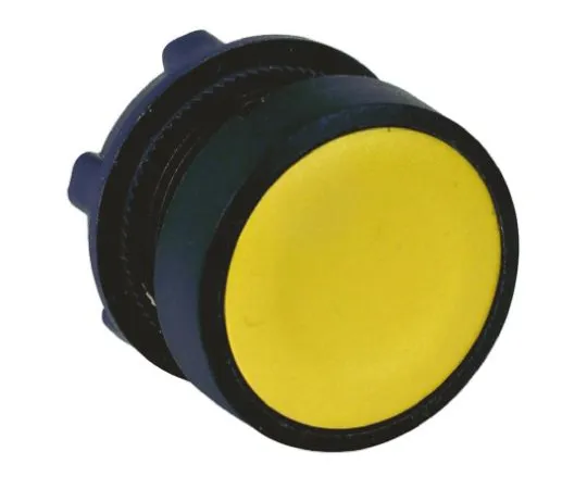 64-0497-50　Schneider Electric Harmony XB5 Series, Yellow Push Button Head, Latching, 22mm Cutout　ZB5AH05