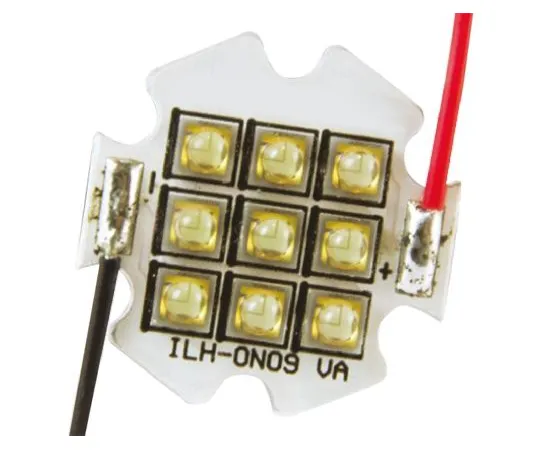 64-0625-27　ILS ILH-OW09-HYRE-SC211-WIR200., OSLON 150 9+ PowerStar Circular LED Array, 9 Red LED　ILH-OW09-HYRE-SC211-WIR200.