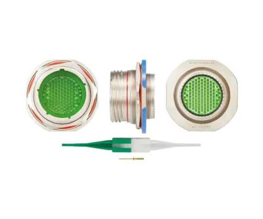 64-0573-51　Souriau 8D Series, 100 Way Panel Mount MIL Spec Circular Connector Receptacle, Pin Contacts,Shell Size 23, Screw　8D723F35PN