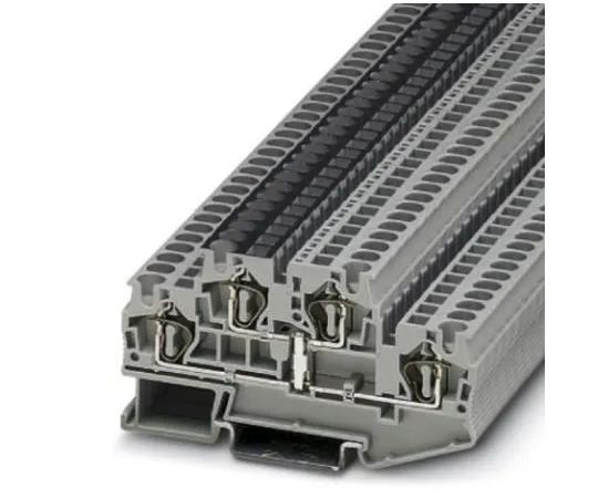 64-0637-35　Phoenix Contact, STTB 4-PV Series , 500 V Spring Cage, Spring Cage Termination　3031542