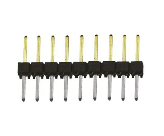 64-0590-84　Samtec TSW, 9 Way, 1 Row, Straight Pin Header　TSW-109-08-L-S