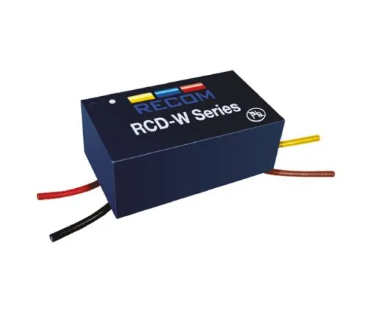 64-0540-19　Recom RBD-12-0.50/W, Constant Current 0 to 1.6 V dc, PWM LED Driver 28W 2 → 56V 0 → 500mA　RBD-12-0.50/W